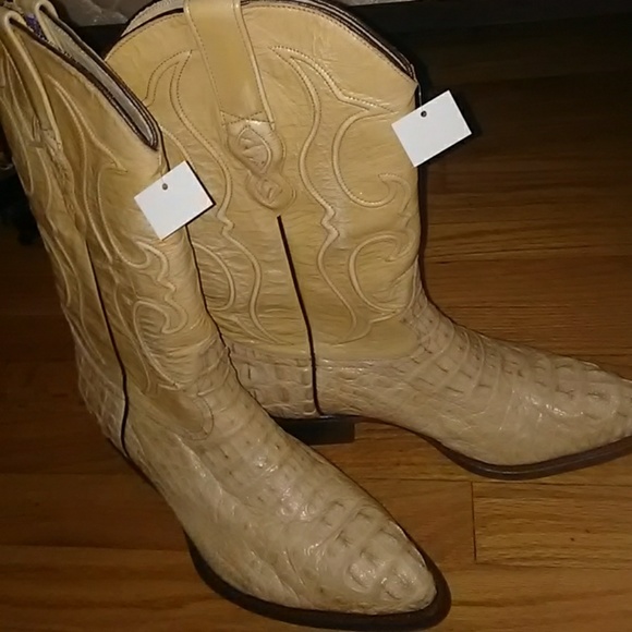 Los Altos boots Caiman horn